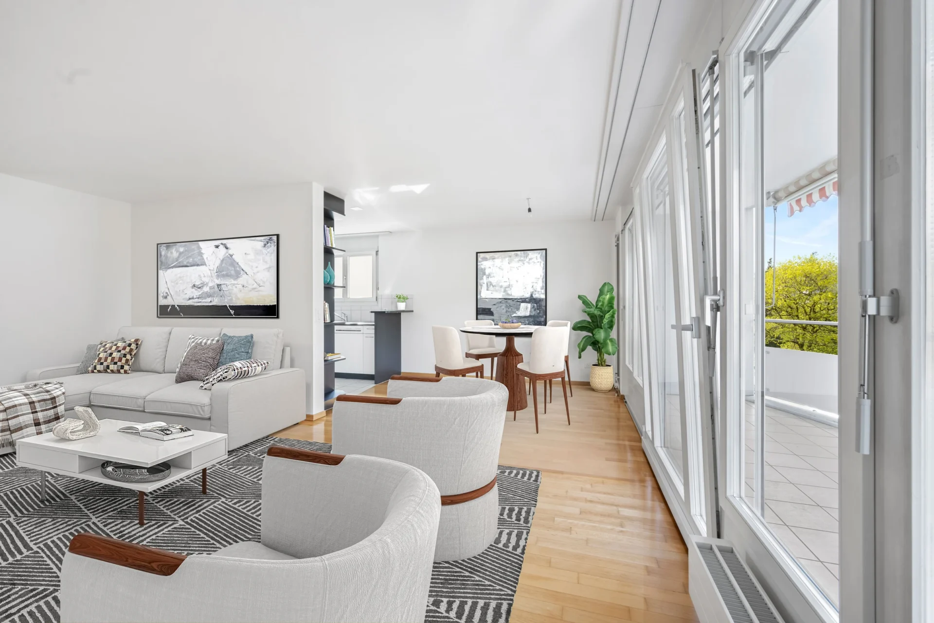 Home Staging der erfolgreich verkauften Wohnung in Steinhausen
