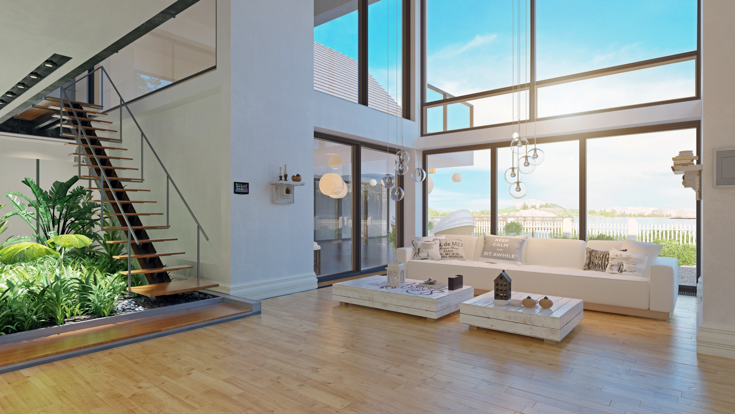 Modernes Wohnhaus-Interieur – Titelbild der Partnerseite