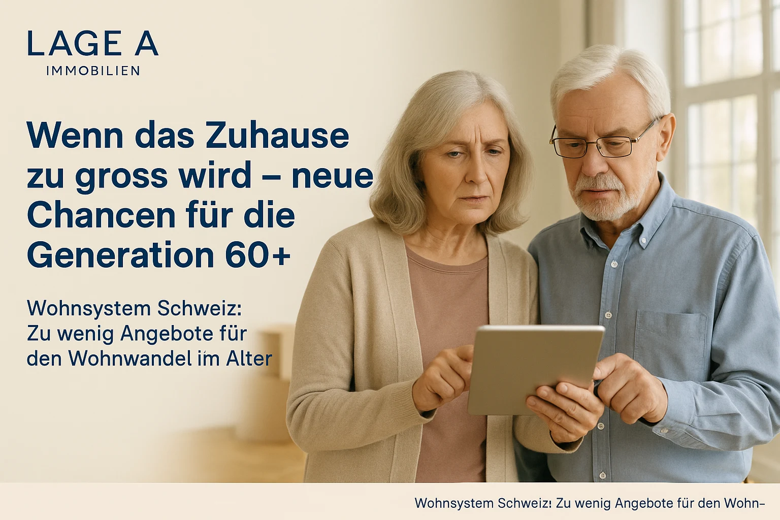 Wohnen im Alter – neue Chancen für die Generation 60+